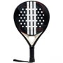 Adidas Paleta de Pádel Drive Negro 3.4 2025, Modelo de Control para Iniciación, Fibra de Vidrio, Forma Redonda, Balance Bajo, Goma EVA Soft, Ref. 204379